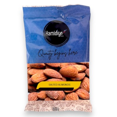 Hamidiye Roasted Unsalted Almonds (Nut Bag) 150GRX12