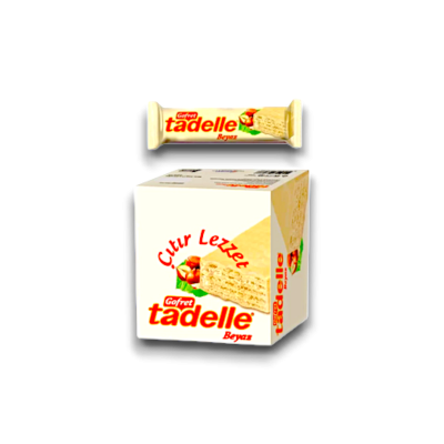 Tadelle Hazelnut Cream Wafer Covered W.White Chocolate
