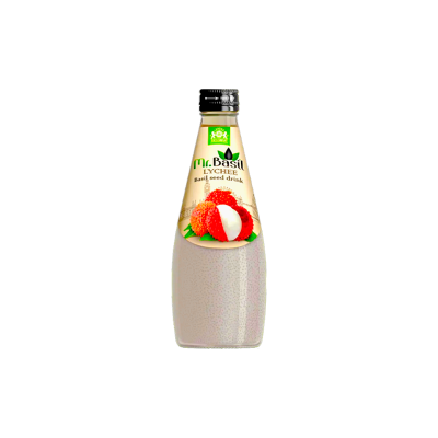 Mr Basil Lychee Drink Glass 290mlx24