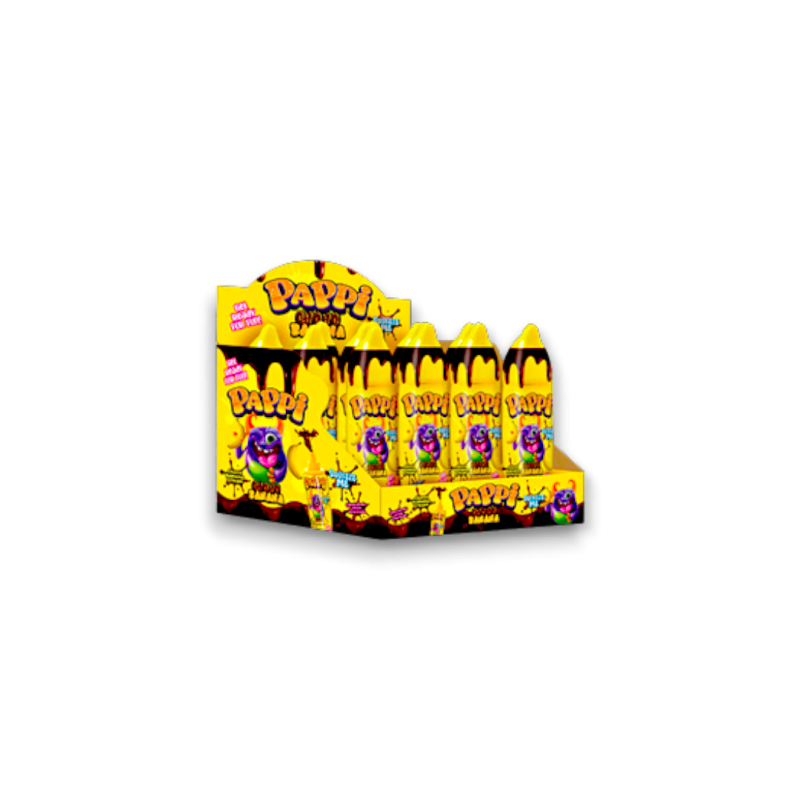 Pappi Choco Banana Squeezy 12x50ml