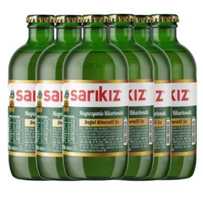 Sarikiz Plain Mineral Water (Sade Maden Suyu) (250ML*6)X4
